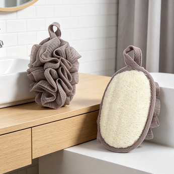 Dual-Sided  Bath Loofah