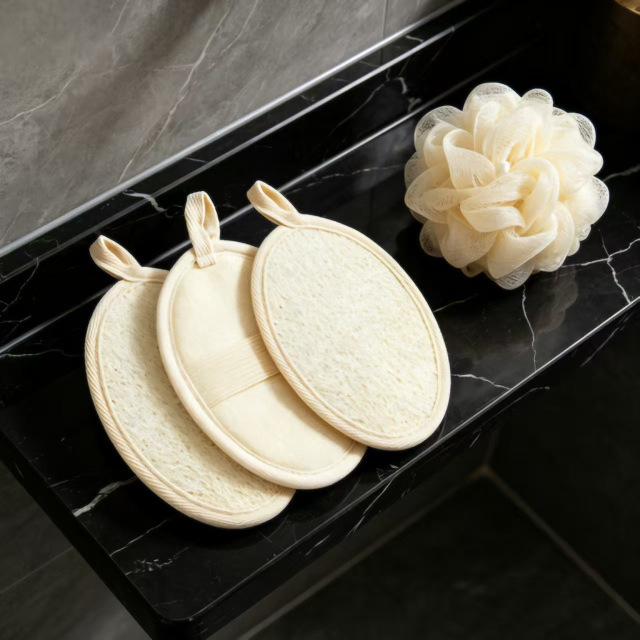 Natural Loofah Shower Scrubber