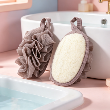 Dual-Sided  Bath Loofah