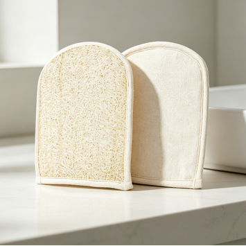 Natural Loofah Exfoliating Bath Mitt