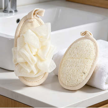 Dual-Sided  Bath Loofah