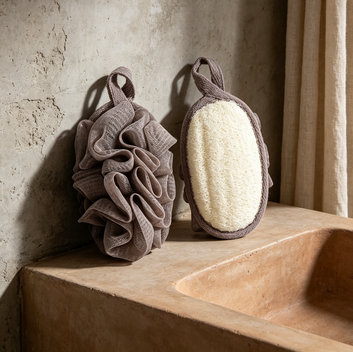 Dual-Sided  Bath Loofah