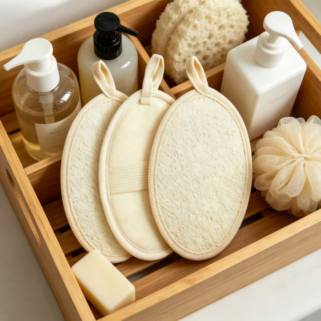Natural Loofah Shower Scrubber