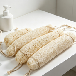 Natural Loofah Body Scrubber 30x35cm
